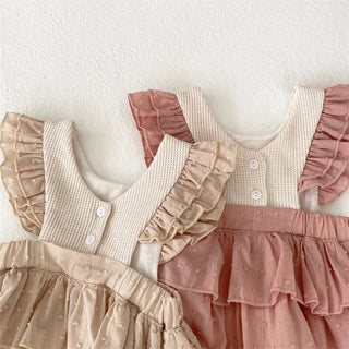 Vintage Floral Romper Dress - RYAN AND REMI
