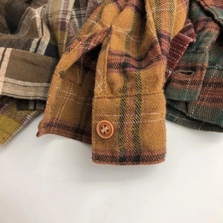 Boys Fall Plaid Shirt - RYAN AND REMI