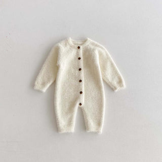 Cozy Plush Button Up Jumpsuit