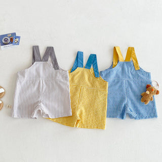 Checkered Bear Jumpsuit