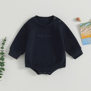 Little Dude Embroidered Bodysuit - RYAN AND REMI