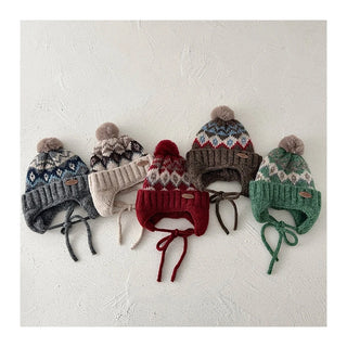 Diamond Grid Fleece Hat - RYAN AND REMI