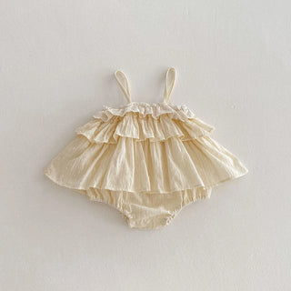 Camisole Ruffle Romper Dress