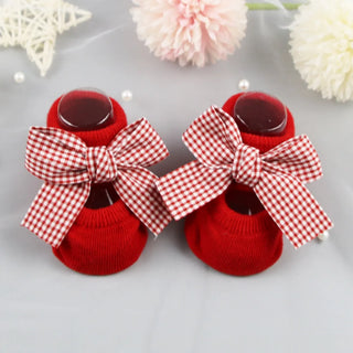 Anti Slip Bowtie Cotton Socks - RYAN AND REMI