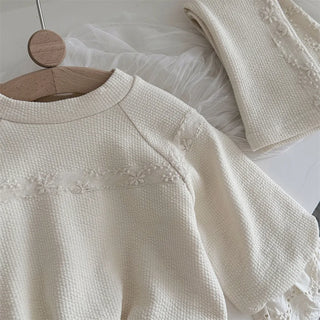 Lace Sweatshirt Pants Set - RYAN AND REMI