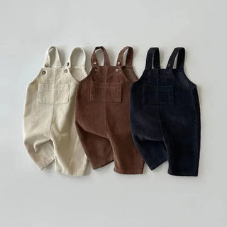 Solid Corduroy Jumpsuit