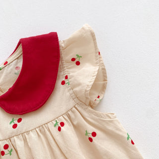 Cherry Print Romper - RYAN AND REMI