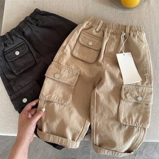 Wide Leg Cargo Pants - RYAN AND REMI