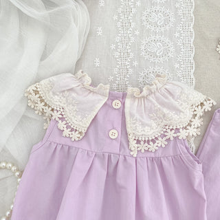 Sisters Lace Petal Collar Outfit