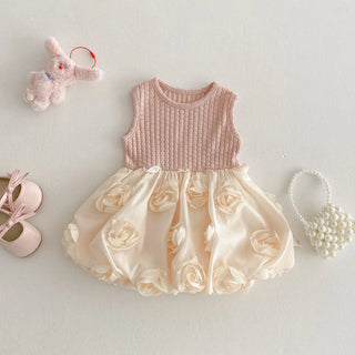 Rose Dress Cardigan Outfit