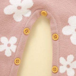Pink Floral Knitted Jumpsuit - RYAN AND REMI