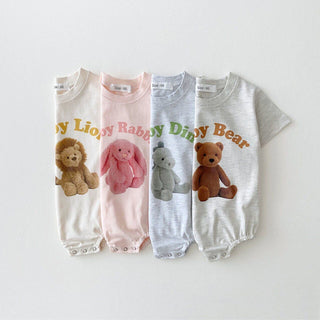 Cartoon Pressed Animal  Bodysuit - RYAN AND REMI