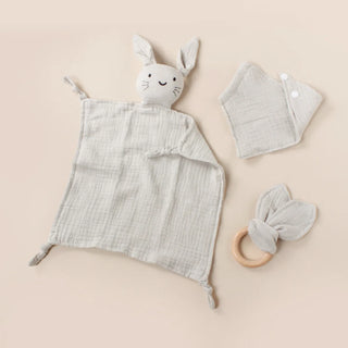 Muslin Wooden Ring Teething Set - RYAN AND REMI