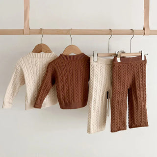 Solid Knitted Lounge Set - RYAN AND REMI