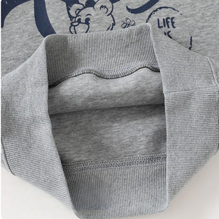 Denim Collar Honey Sweater