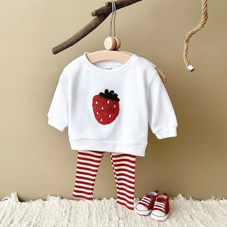 Fruit Patch Stripe Pants Set - RYAN AND REMI