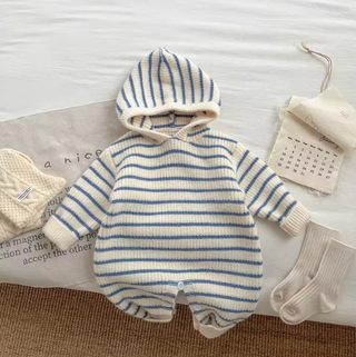 Stipe Knit nJumpsuit