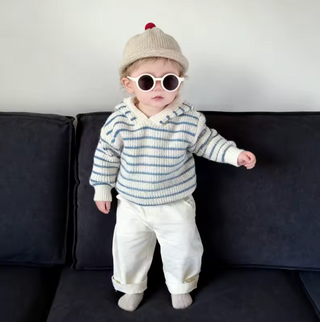 Stipe Knit nJumpsuit