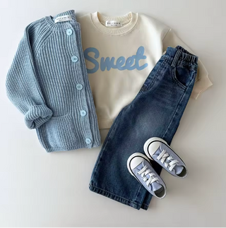 Süßes Sweatshirt-Oberteil 
