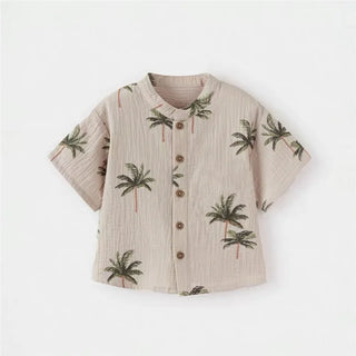 Printed Muslin Shorts Set - RYAN AND REMI