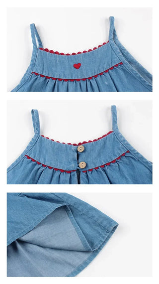 Camisole Denim Dress - RYAN AND REMI
