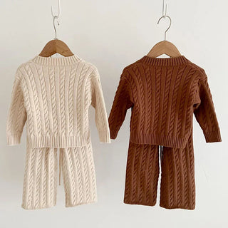 Solid Knitted Lounge Set - RYAN AND REMI