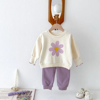 Flower Sweater Jogger Set - RYAN AND REMI