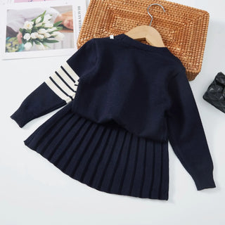 Preppy Skirt Sweater Set - RYAN AND REMI