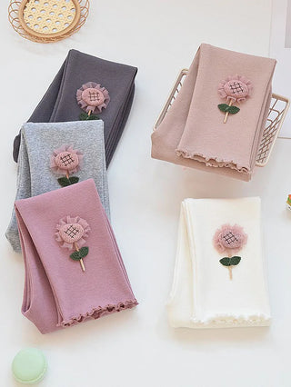 Flower Stitch Skinny Pants - RYAN AND REMI