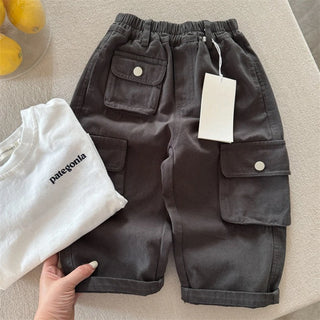 Wide Leg Cargo Pants - RYAN AND REMI