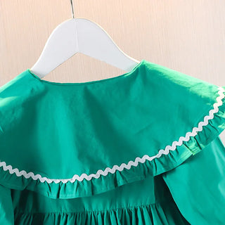 Flower Neck Princess Dress - RYAN AND REMI