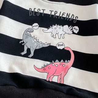Best Friend Stripe Sweater - RYAN AND REMI