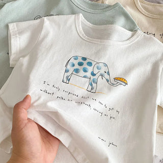 Cartoon Animal Boys T-Shirt
