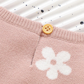 Pink Floral Knitted Jumpsuit - RYAN AND REMI