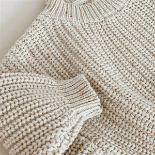 Cotton Cable Knit Sweater - RYAN AND REMI