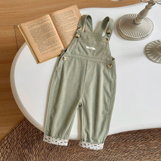 Flower Leg Overalls Jumpsuit - RYAN AND REMI