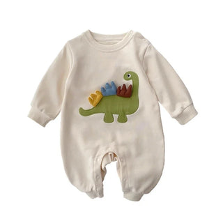 3D Dinosaur Long Sleeved Jumpsuit - RYAN AND REMI