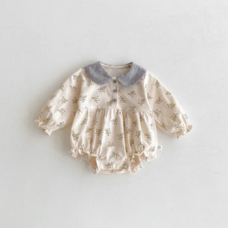 Floral Doll Collar Romper