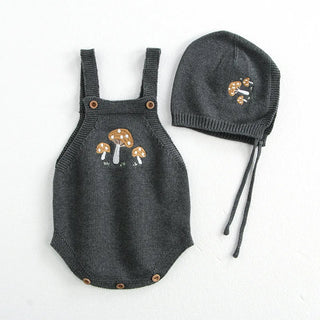 Mushroom Embroidery Cardigan Outfit