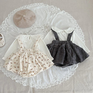 Suspender Romper Dress and Bodysuit - RYAN AND REMI