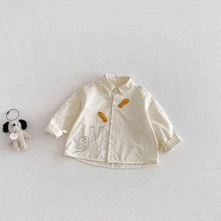 3D Cartoon Button Up Shirt - RYAN AND REMI