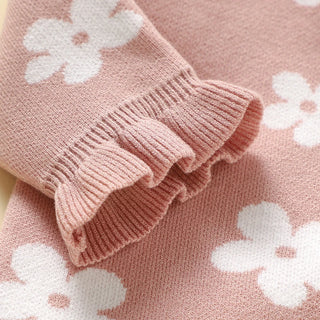 Pink Floral Knitted Jumpsuit - RYAN AND REMI