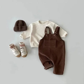 Solid Corduroy Jumpsuit