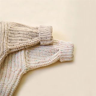 Cotton Cable Knit Sweater - RYAN AND REMI