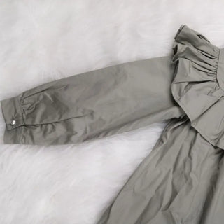 Flying Sleeve Ruffle Dress - RYAN AND REMI