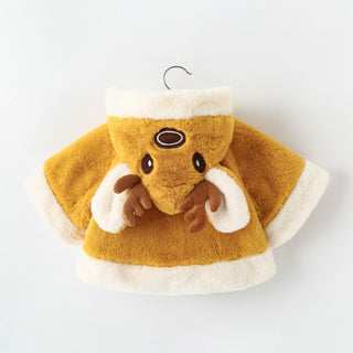 Plush Reindeer Poncho