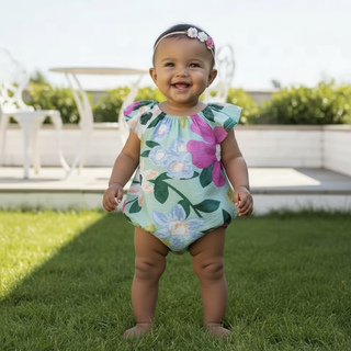 Summer Love Floral Romper