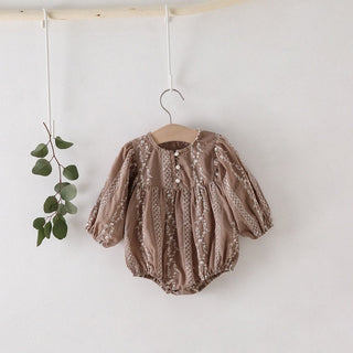 Long sleeve Cotton Spring Romper - RYAN AND REMI